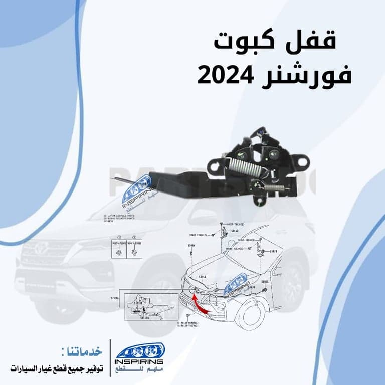 قفل كبوت  فورشنر 2022-2024